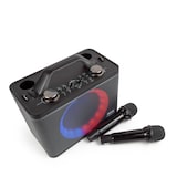 thumbnail of PRIXTON Karaoke portátil PartyGo - 2 microfones - Bluetooth, USB, AUX e MicroSD - Luz LED
