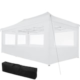 thumbnail of tectake Gazebo pieghevole Viola 3x6 m con 4 elementi laterali - bianco - 403163
