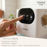 thumbnail of Cafetera Espresso 20 Bares Compatible Cápsulas Nespresso y Café Molido Espumador Leche, Briebe, Nordic, EC1180WHT, Blanco