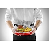thumbnail of Cestos de servir estilo fast-food, HENDI, Vermelho, 6 u., 272x175x(H)38mm