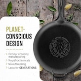 thumbnail of Victoria Piastra per Grigliare Ghisa Induzione Comal per Pizza 30cm, Fuoco Barbecue Forno, VIC-35891, Nero