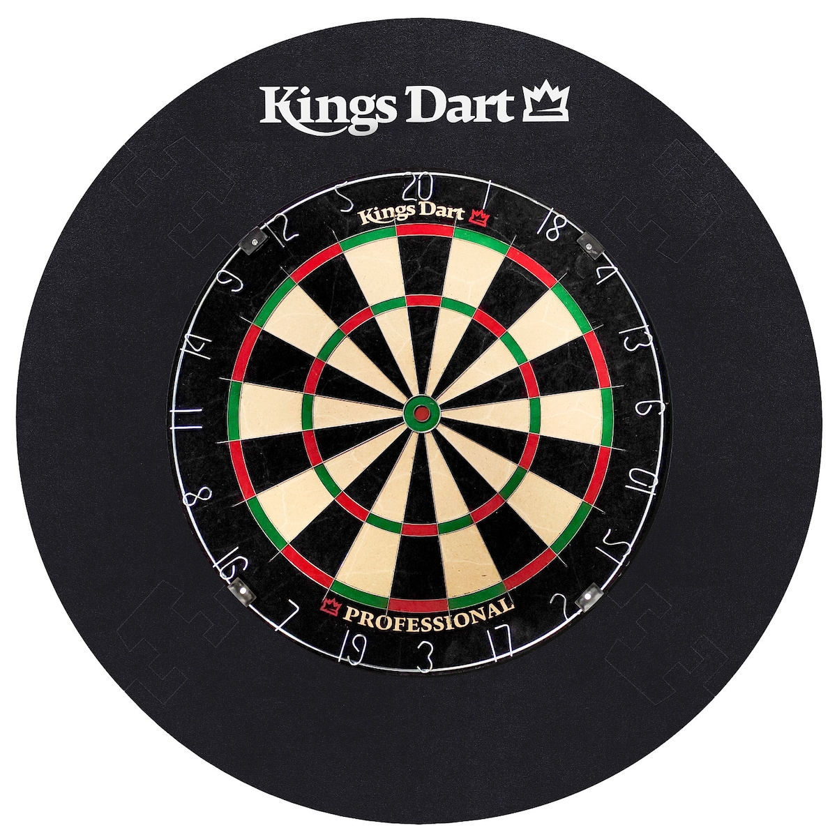 "Kings Dart Dart-Set ""Profi"", Professional (Metallring), Schwarz"
