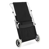 thumbnail of CASARIA® Alu Sonnenliege Klappbar mit Dach Strandliege mit Rollen Kissen Liegestuhl Strand Grau