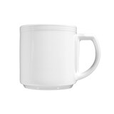 thumbnail of 6 x Seltmann Becher mit Henkel 0,25 l, Form: Vitalis,  Dekor: 34290 dunkelgelb-rot