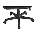 thumbnail of Bureaustoel Elbing Kunstleer zwart/oranje