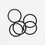 thumbnail of Lot de 10 anneaux avec insert pour rideaux de 35x42mm en Noir Mat - Boulet