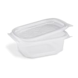 thumbnail of 50x Feinkostbecher mit fixem Deckel Ripboxx Tiny klar PP 127x108x44mm 250ml