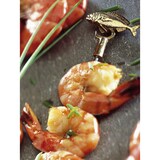 thumbnail of triangle Grillspieß Messing mit Tiermotiv