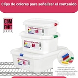 thumbnail of Tupper Hermético Rectangular 6,8L Pack 3 – Recipientes Gran Capacidad con Tapa, Aptos Microondas y Congelador, Blanco