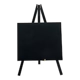 thumbnail of Securit® Mini Ardoise de table sur chevalet - Bois finition noir laqué - Feutre-craie inclus