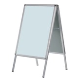 thumbnail of FRANKEN Plakatständer Kundenstopper A2 mit Klapprahmentechnik, freistehend, doppelseitig, Aluminiumrahmen, Standard, BSA2