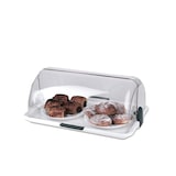 thumbnail of Expositor de produtos profissional. Vitrine transparente para alimentação.
