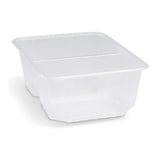 thumbnail of 250x Rechteckschalen 2-geteilt 186x133mm 1000ml PP klar für heiße Speisen