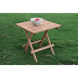 thumbnail of Möbilia tuintafel vierkant 50 cm teakhout | opvouwbaar | B 50 x D 50 x H 50 cm | natuur | 11020001 | Serie GARTEN