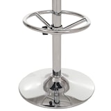 thumbnail of Bartisch Stehtisch Bistrotisch Chicago mit Fußablage, quadratisch 110x63x63cm MVG-zertifiziert ~ schwarz