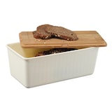 thumbnail of Brotkasten Brotbox Aufbewahrung Brot Kasten mit Deckel Schneidebrett Holz