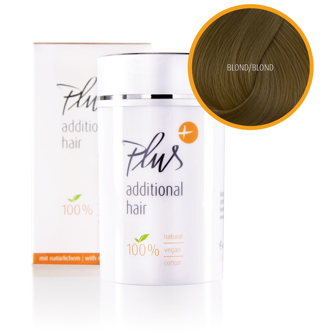 Plus additional Hair blond Haar Auffüller Schütthaar Streuhaar volles Haar