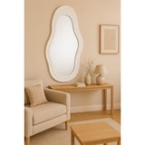 thumbnail of SIT Möbel Espelho | Moldura assimétrica com design ondulado | Gesso branco-limão | L 62 x P 3 x A 120 cm | 14906-10