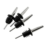 thumbnail of METRO Professional Bico para garrafas Freeflow, aço inoxidável, prateado / preto, 6 unidades