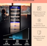 thumbnail of Klarstein Barossa 123 Duo Weinkühlschrank 123 Fl 226 Ltr 2 Zonen Touch-Steuerung Schwarz