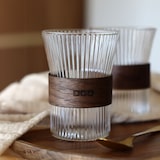 thumbnail of Ogo Living - Lot de 2 tasses karl 250ml en verre borosilicate transparent
