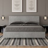thumbnail of Letto Matrimoniale contenitore 160x200 testata inclinata cemento Demas