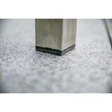 thumbnail of METRO Professional Mesa de comedor, acero inoxidable/vidrio cerámico, 160 x 90 x 74 cm, rectangular, gris/negro