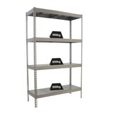 thumbnail of PROREGAL Schwerlastregal METAL BEAST FOUR | HxBxT 200x180x75cm | Fachlast 600kg | Verzinkt | Standregal Metallregal Lagerregal