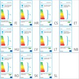 thumbnail of Lámpara de exterior 2 uds acero ascendente/descendente