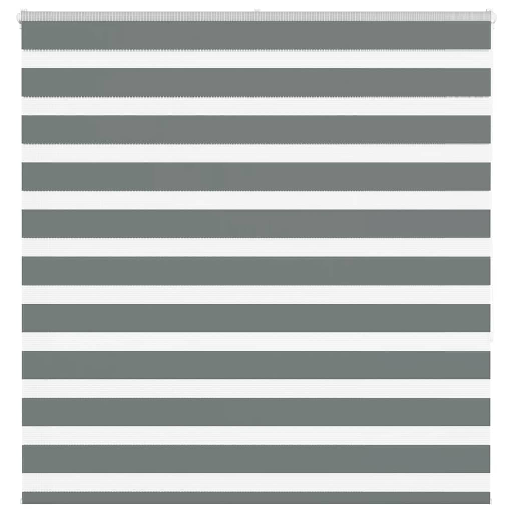 vidaXL Doppelrollo Dunkelgrau 145x150cm Stoffbreite 140,9 cm Polyester