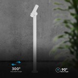 thumbnail of V-TAC VT-1187-W   Buitenpaal Lamp - IP44 - Witte Lamp - 4W - 390 Lumen - 4000K