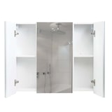 thumbnail of Décoshop26 - Armoire à miroir meuble de salle de bain mural 6 étagères brillant 70 x 80 x 16 cm blanc 04_0005769