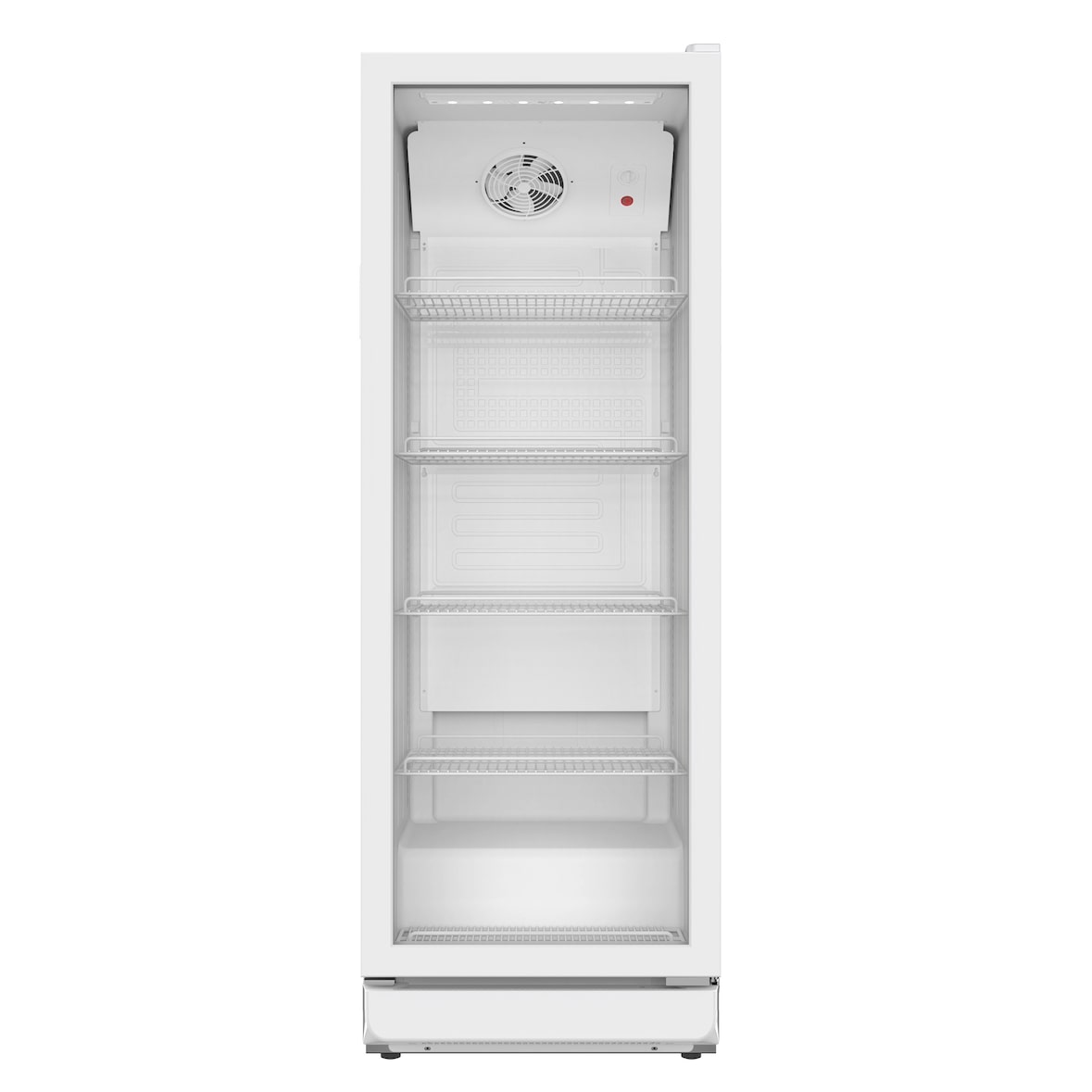 PKM GKS168W flessenkoelkast - energie-efficiëntieklasse B, lichtschakelaar, convectiekoeling, 300 liter, 4 draadplateaus