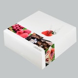 thumbnail of Boîte pâtissière décor Délices 300x300x100mm par 80 pièces JORIDEAL