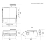 thumbnail of CAS CT100, balance poids-prix avec ticket, conforme loi fiscale , portée 6/15kg, échelon 2/5g