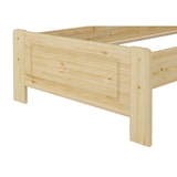 thumbnail of Bettrahmen Massivholzbett Kiefer natur Einzelbett 90x200 Futonbett Singlebett Rollrost 60.37-09M