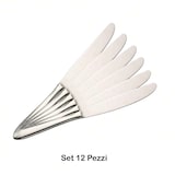 thumbnail of Coltello da Tavola Stampato Flavia in Acciaio Inox Set 12pz - Design elegante, per Bar Ristorante Casa