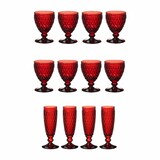 thumbnail of Villeroy & Boch Boston Coloured Weißwein- & Sektgläser Set 12er Set rot
