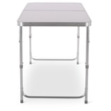 thumbnail of Klapptisch, 3-fach höhenverstellbar, klappbar, Falttisch 120 x 60 cm, Weiß, Raburg Lukas