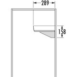 thumbnail of Hailo Universalablage 3271151 weiß mit Kehrset rot
