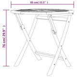 thumbnail of Helloshop26 - Conjunto de comedor exterior/jardín de 5 piezas de madera maciza de teca 02_0014293