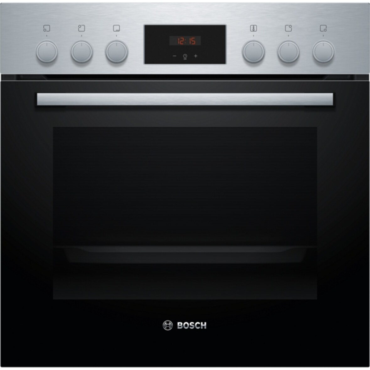 Bosch Serie 2, Einbau-Herd, 60 x 60 cm, Edelstahl HEF113BS1