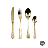 thumbnail of Excelsa set 24 posate Gold acciaio oro