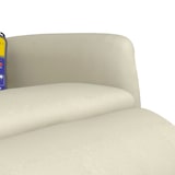 thumbnail of vidaXL Massagesessel mit Fußteil Creme Kunstleder