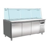 thumbnail of Gekoelde saladette met 3 deuren en GN 1/1 5-pans vitrine