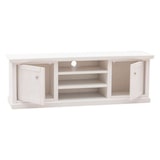 thumbnail of shopinnovativo -Mobile porta tv 2 ante arte povera in legno massello e mdf con rifinitura in bianco 160x45x56 H