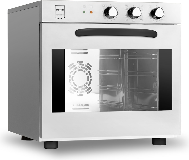 Four à convection GCO2001, Acier inoxydable, 59 x 70.5 x 59 cm, 2200 W, 4 programmes, Fonction minuterie, argenté