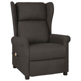 thumbnail of vidaXL Massagesessel Taupe Stoff