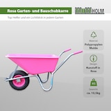 thumbnail of TRUTZHOLM Schubkarre ROSA/PINK PP100 l Tragkraft 250 kg