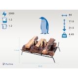 thumbnail of Queimador Bioetanol Aço Lara 45 2000W